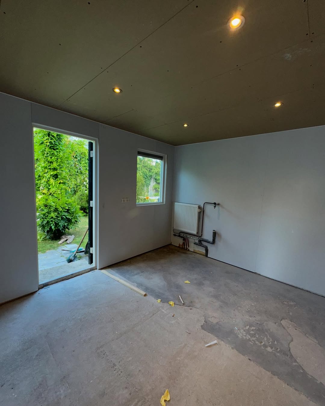 Timmerwerk - afgewerkte aanbouw interieur