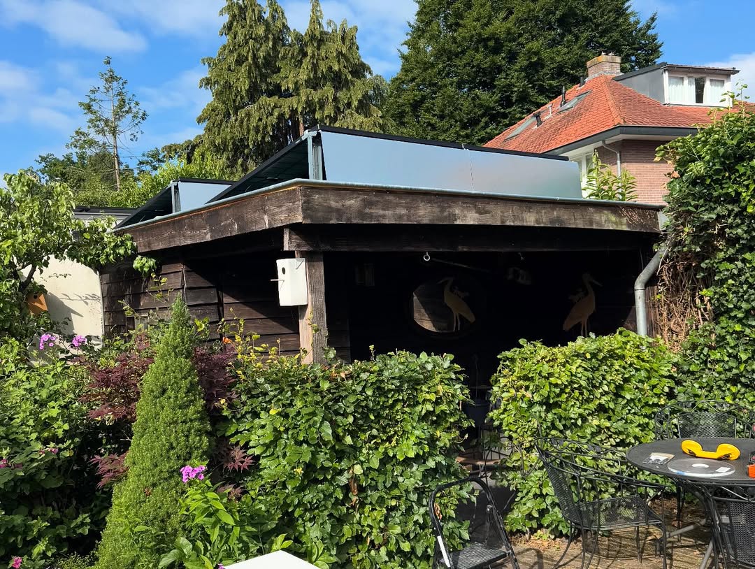 Afgewerkte aanbouw project